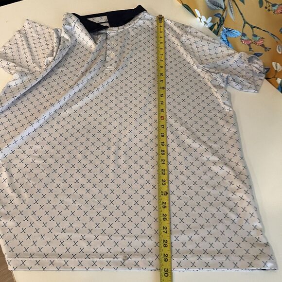 MAELREG GOLF CLUB PRINT PERFORMANCE POLO SHIRT MEN-2XL.  EUC - Picture 9 of 10